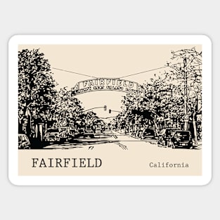 Fairfield California Sticker